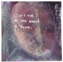 Mahaba's Series #3 8x8 in. mixed media 