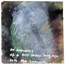 Mahaba's Series #4 8x8 in. mixed media 