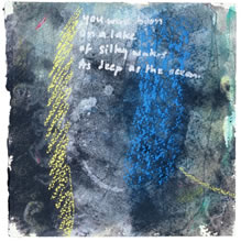 Mahaba's Series #5 8x8 in. mixed media 