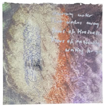 Mahaba's Series #8 8x8 in. mixed media 