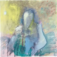 Everyman #2 36x36 in. acrylic and ink on canvas 