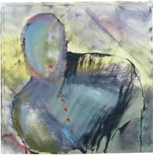 Everyman #8 36x36 in. acrylic and ink on canvas 